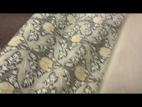 S159 Deco Tulips Linen Taupe