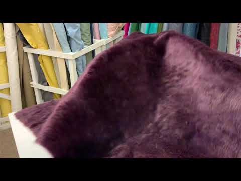 Luxury Longhair Burgundy Faux Fur Tex Ex 2495