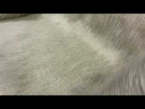 Luxury Silver Wolf Faux Fur Tex Ex 2508