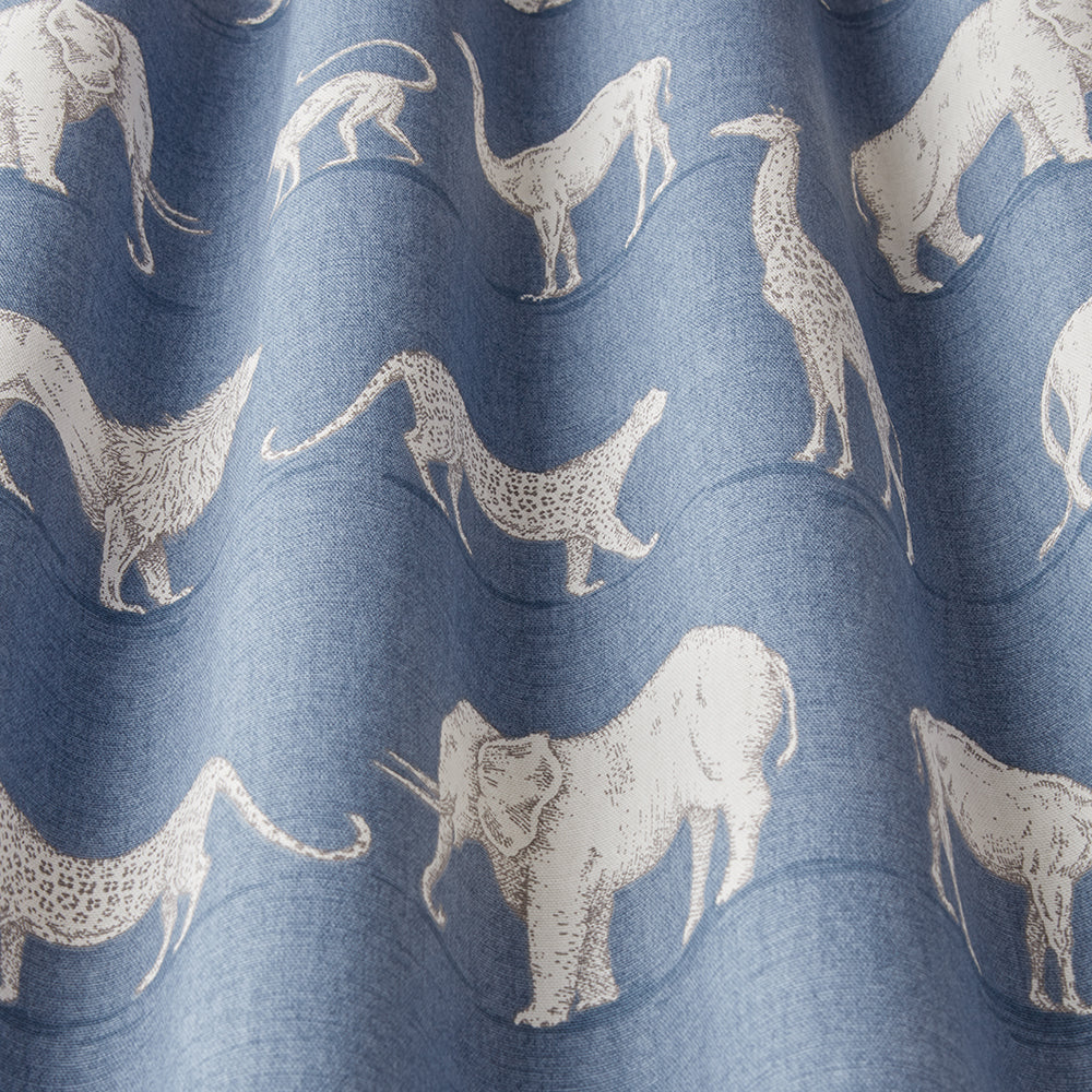 iLiv Prairie Animals Denim Fabric Gathered