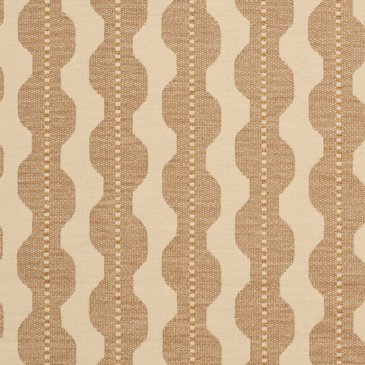iLiv Zena linen fabric featuring a contemporary woven stripe pattern in neutral tones, with a textured cotton mix finish.