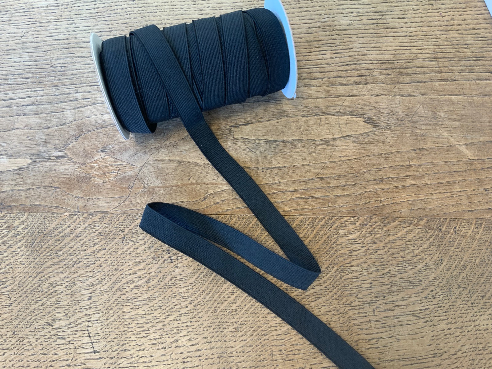 19mm Black Elastic Stretch Trim Haberdashery