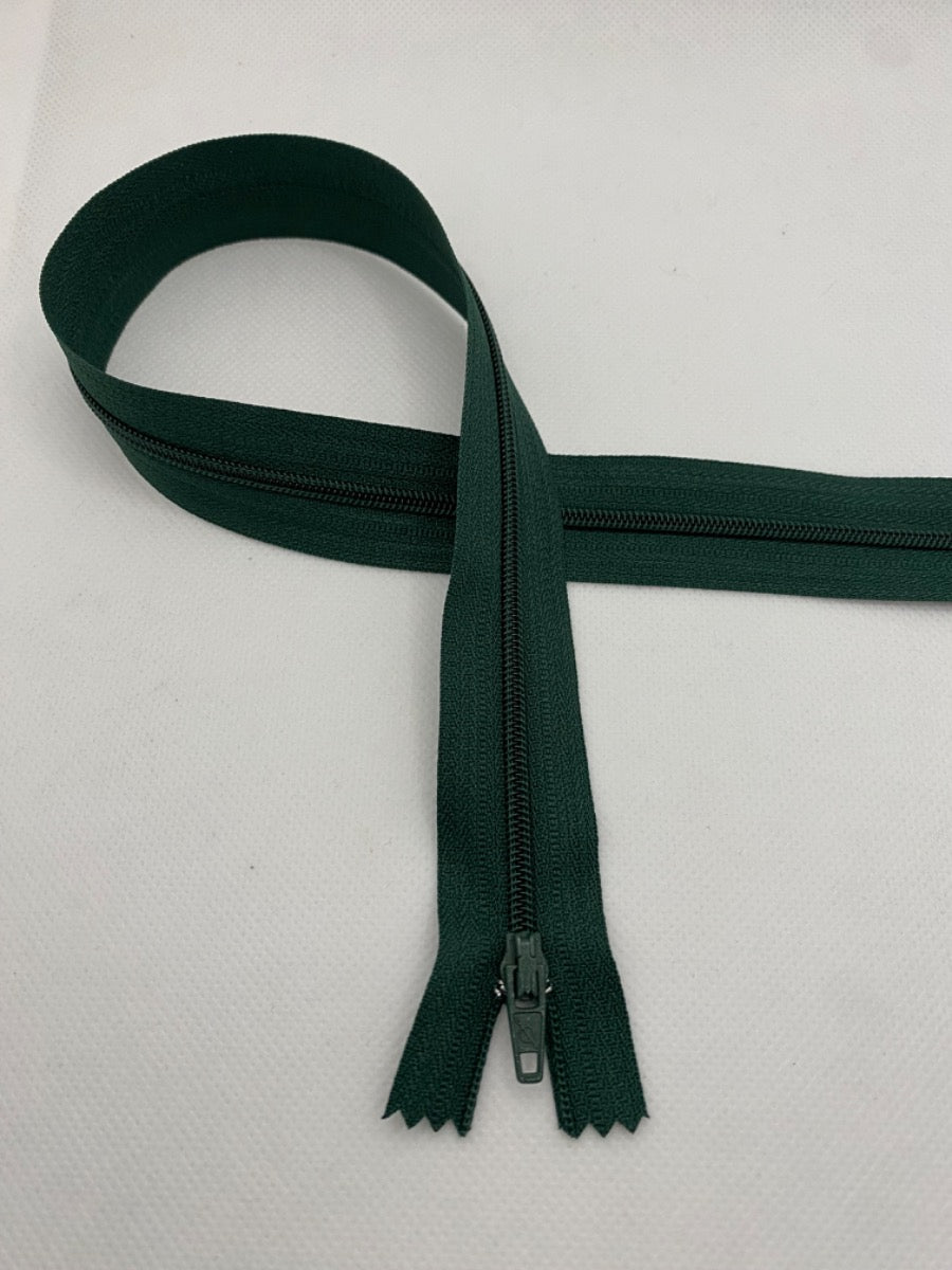 Bottle Green Zip 16”