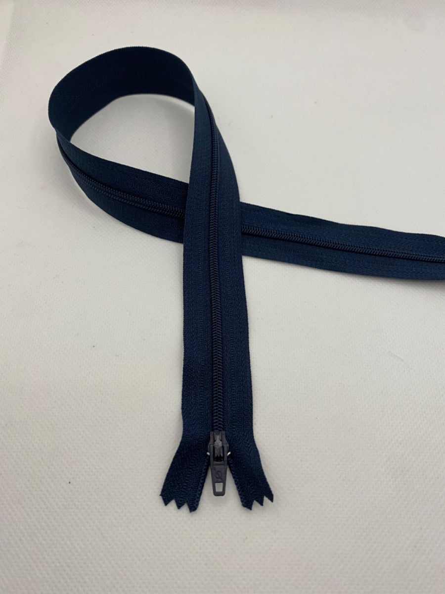 Navy Zip 8”