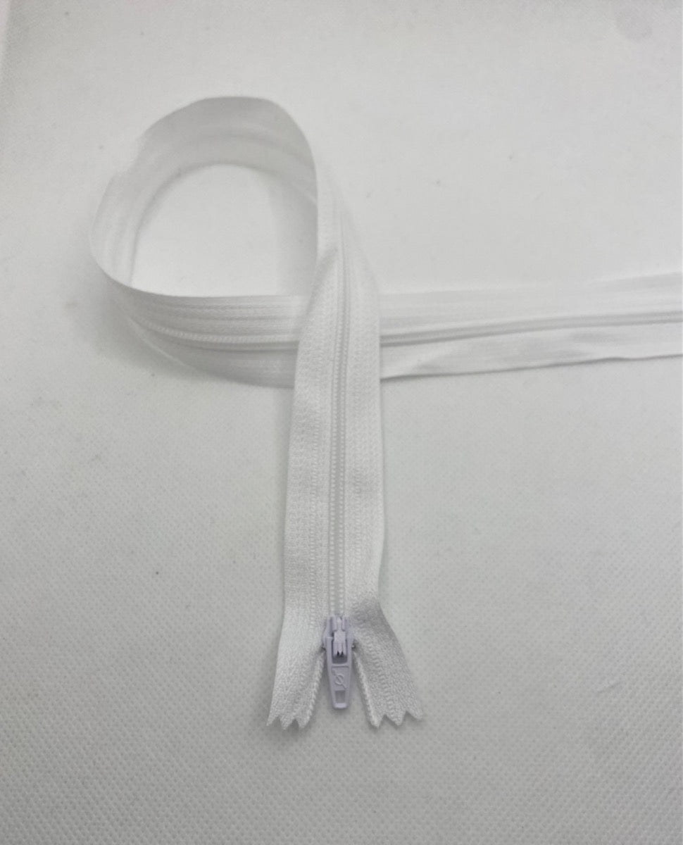 White Zip 8”