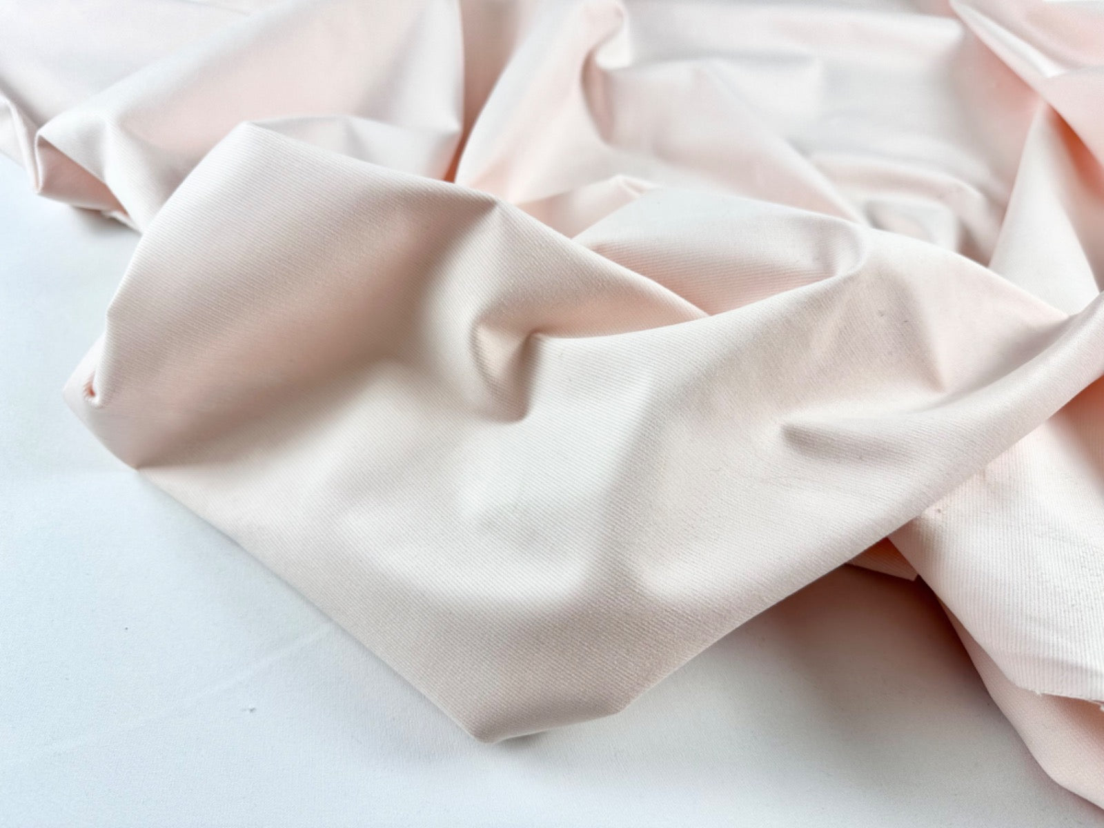 F368 Ex Designer Stretch Baby Cord 25 Wale Petal Pink