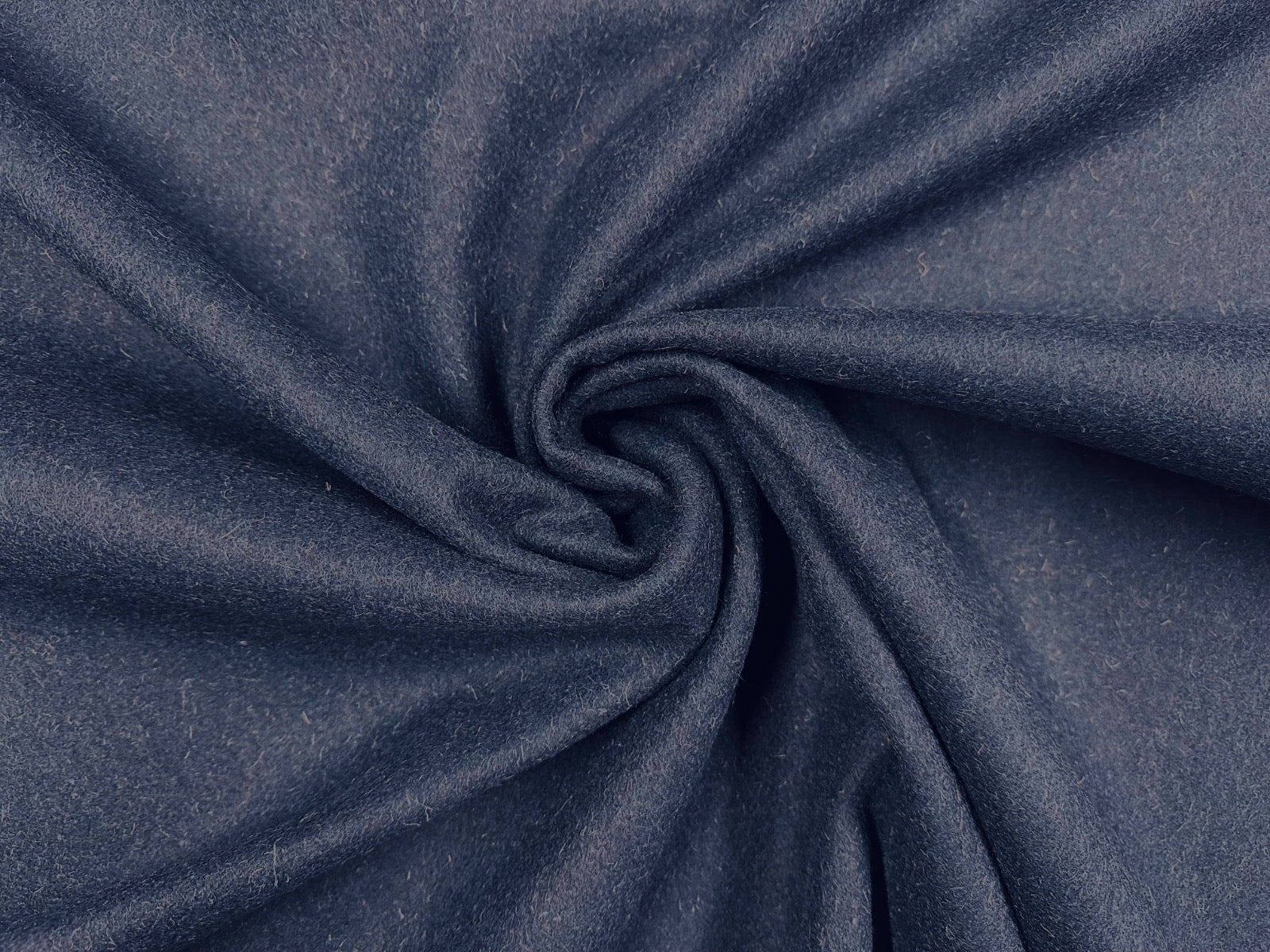 Tex Ex 2885 Boiled Wool Navy Blue Fleck
