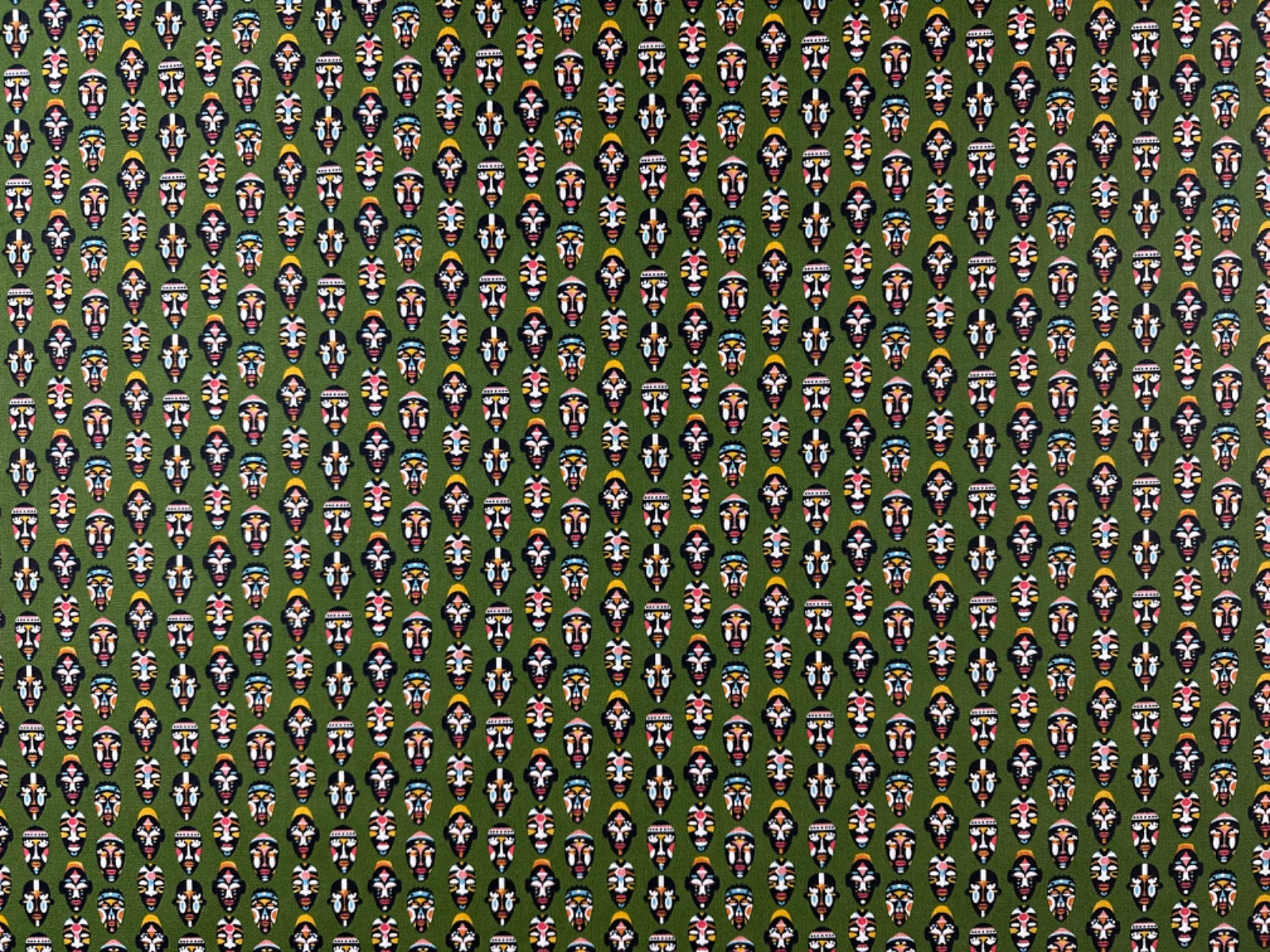 Tribal Mask Green H248