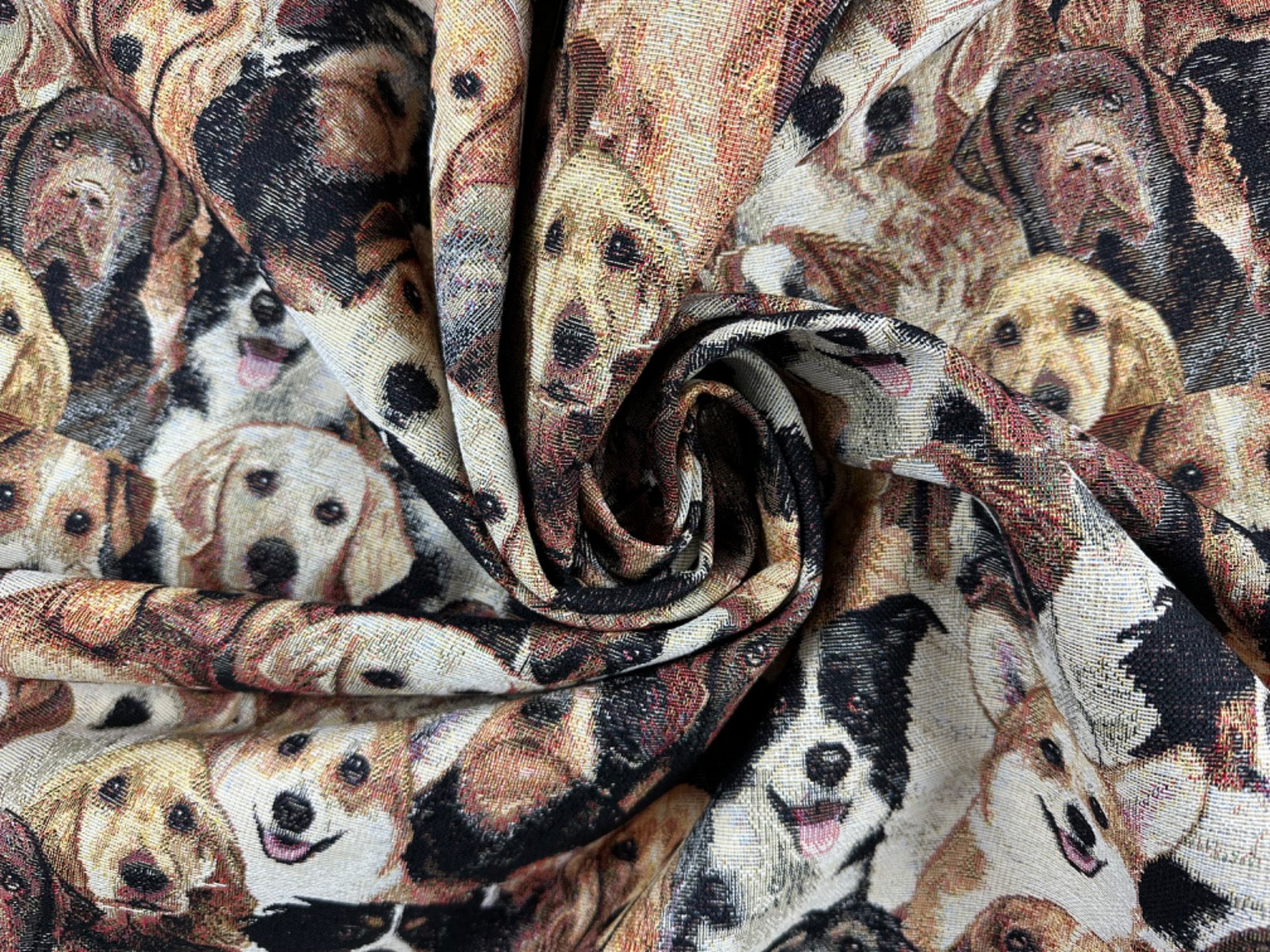 T555 Dog Faces Tapestry