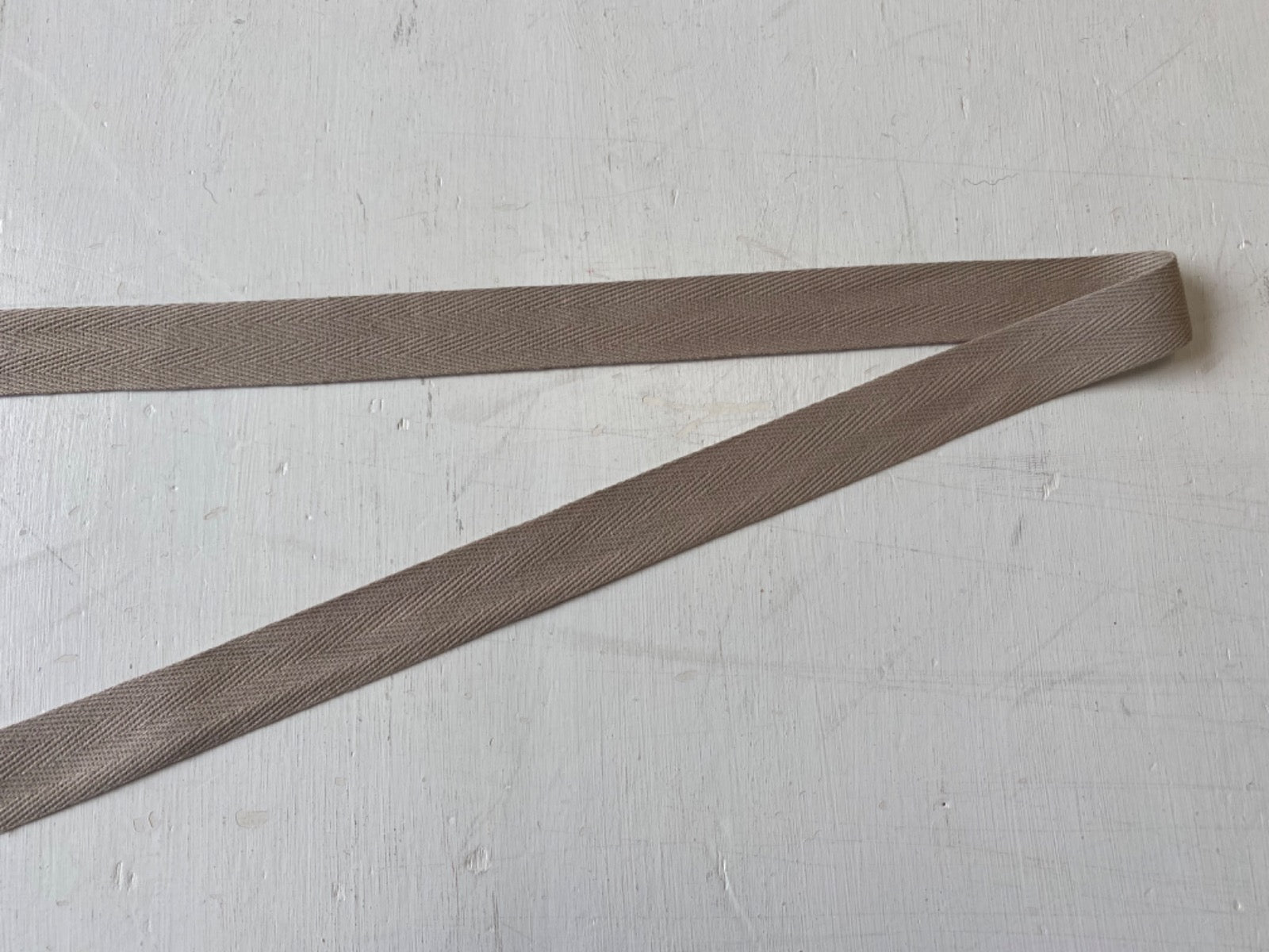 1" Cotton Tape Taupe