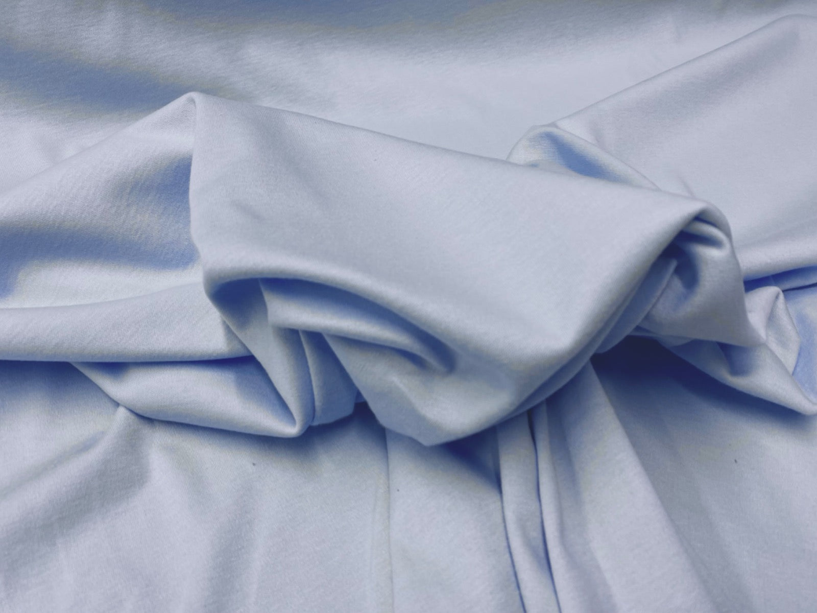 Plain Cotton Interlock Jersey Powder Blue Tex Ex 2757