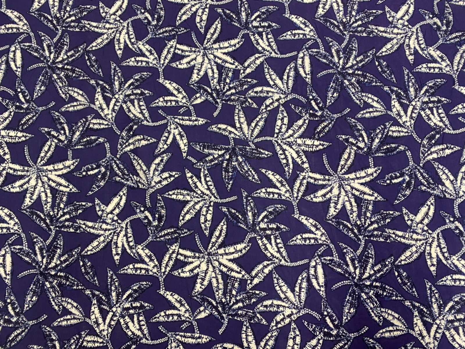 H385 Batik Palms Ink