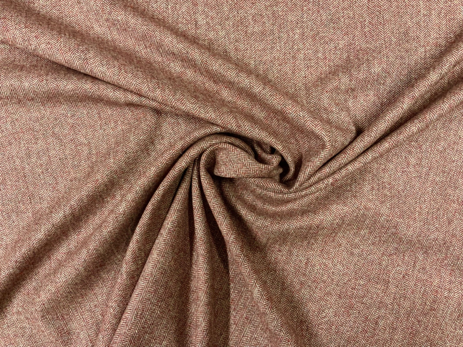 Tex Ex 2890 Herringbone Wool Raspberry