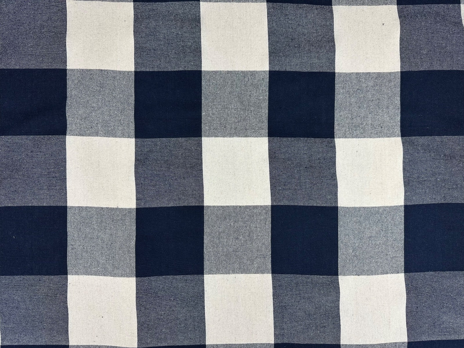 H394 Rustic Giant Gingham Navy