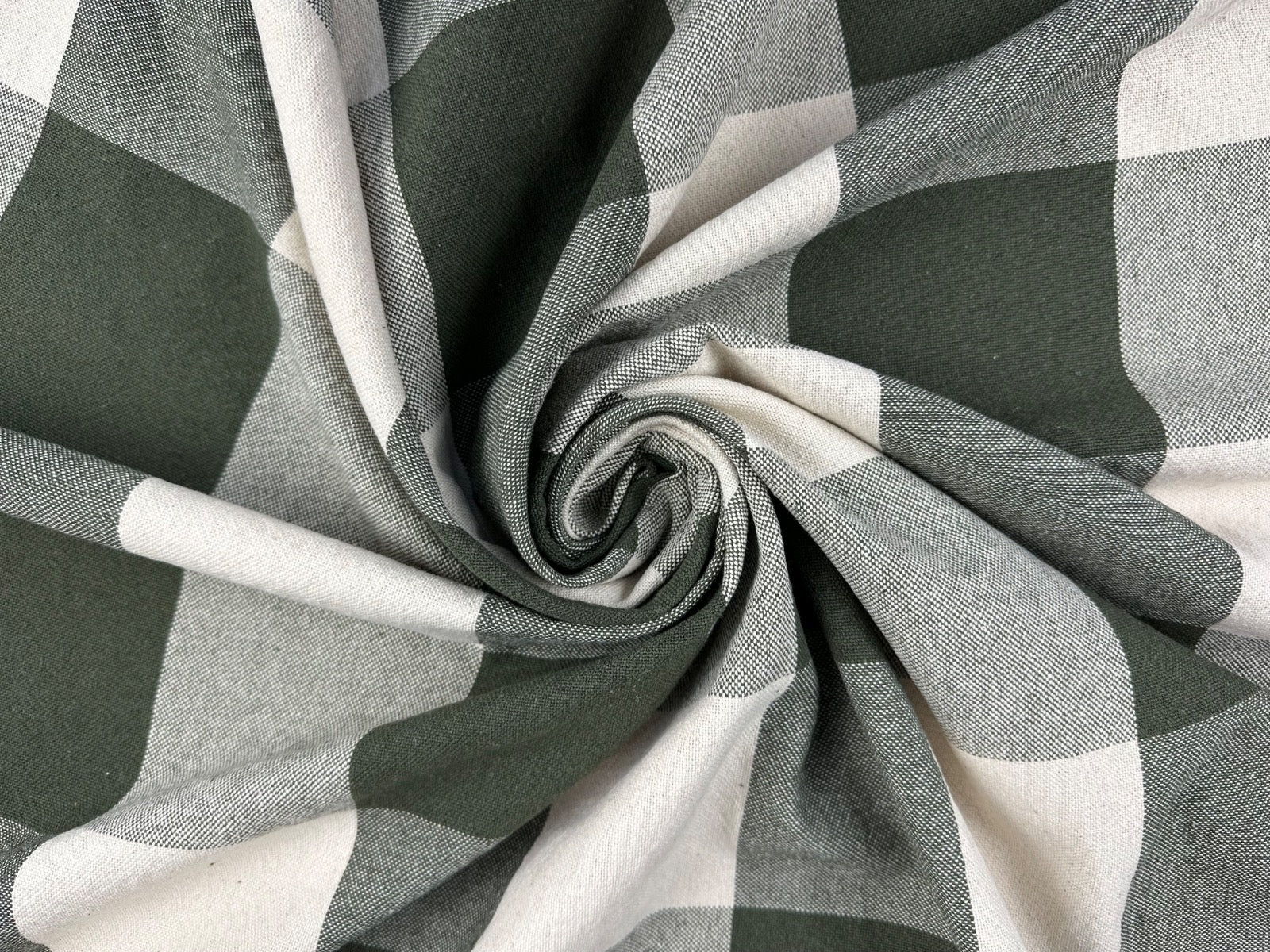 H395 Rustic Giant Gingham Khaki
