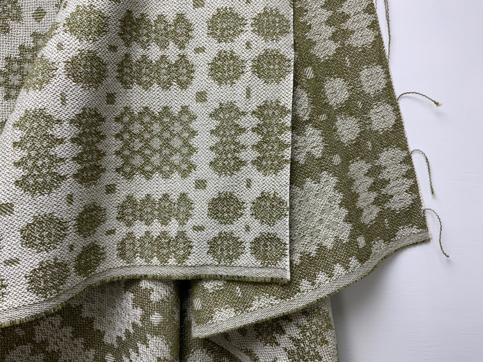 Cadair Welsh Blanket Rustic Weave Moss S272