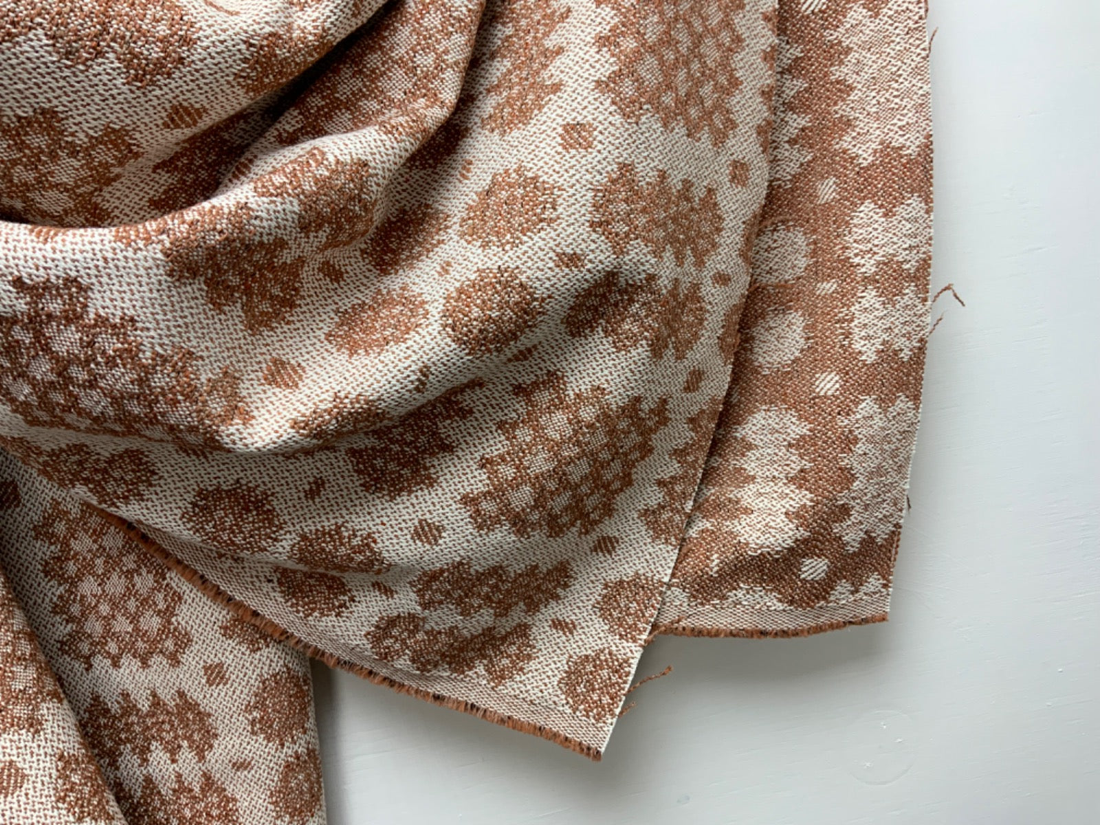 Cadair Welsh Blanket Rustic Weave Rust S273