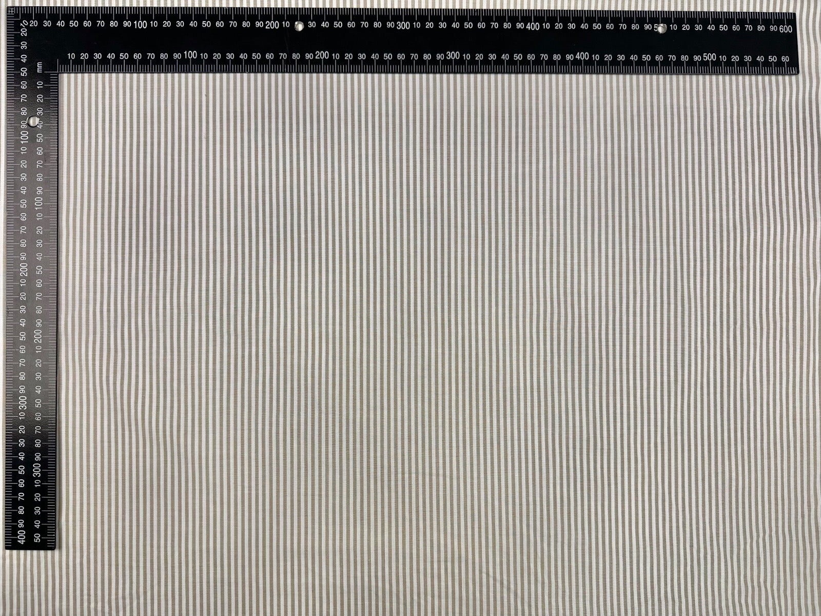 C808 Woven Cotton Stripe Taupe