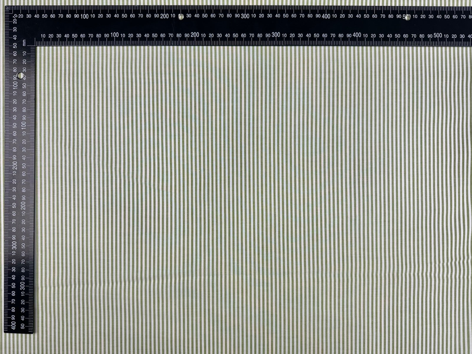 C809 Woven Cotton Stripe Green