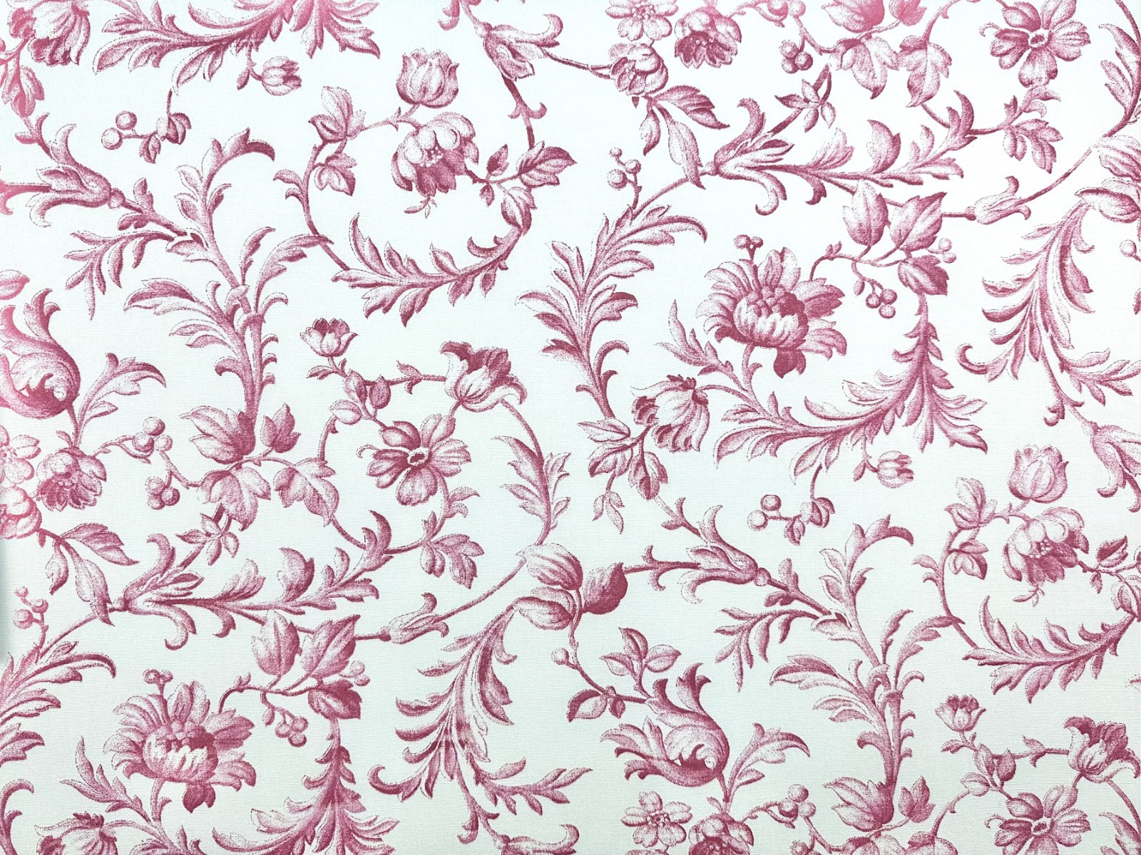Laura Ashley Ironwork Scroll Cranberry Tex Ex 2897
