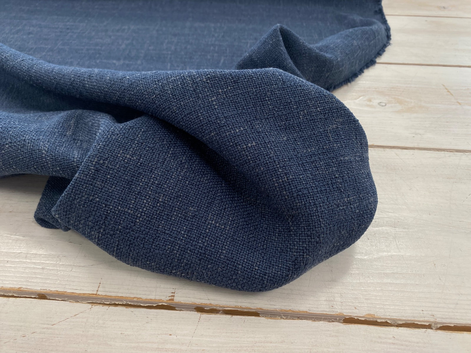 H352 Normandy Chunky Weave Denim Blue