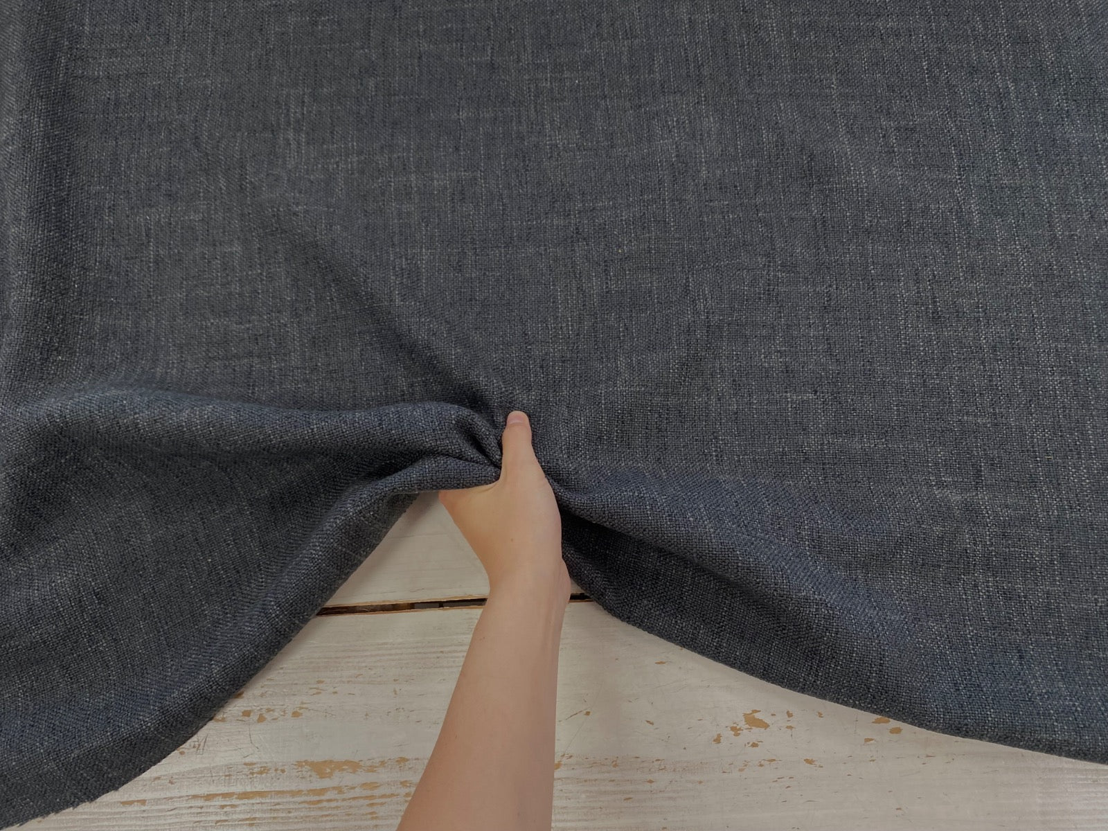 H399 Normandy Chunky Weave Charcoal