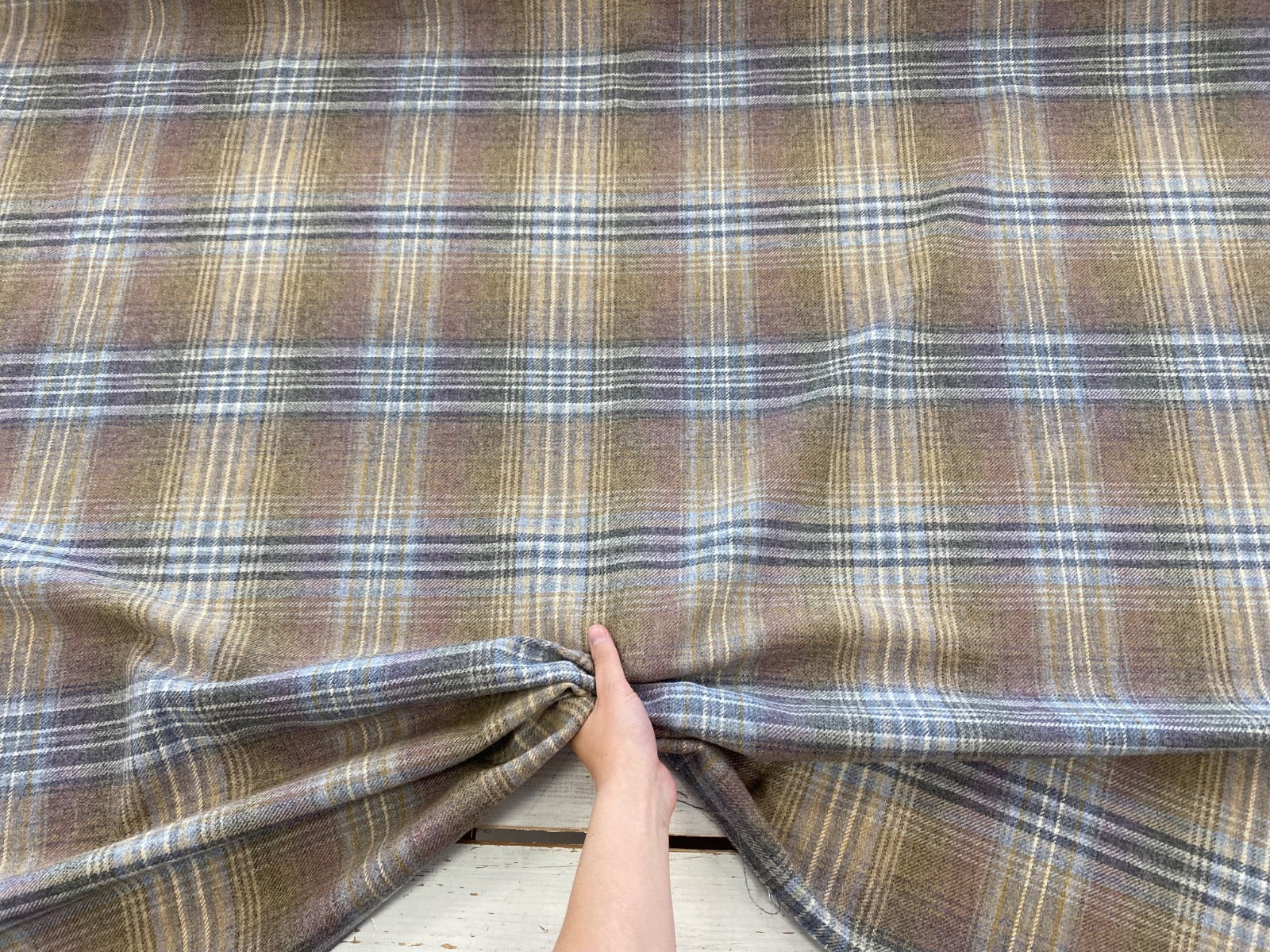 Chess Balmoral Heather 100% wool tartan