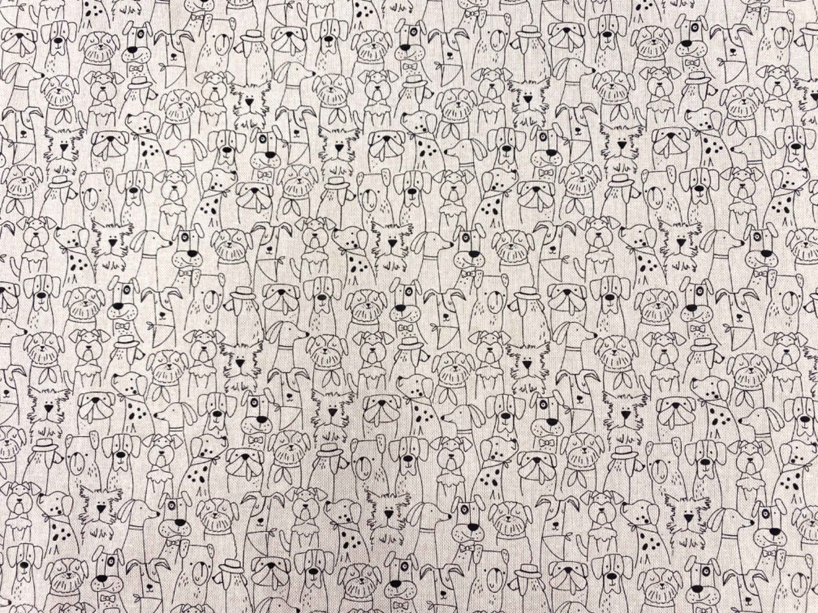 T502 Dog Portrait Linen