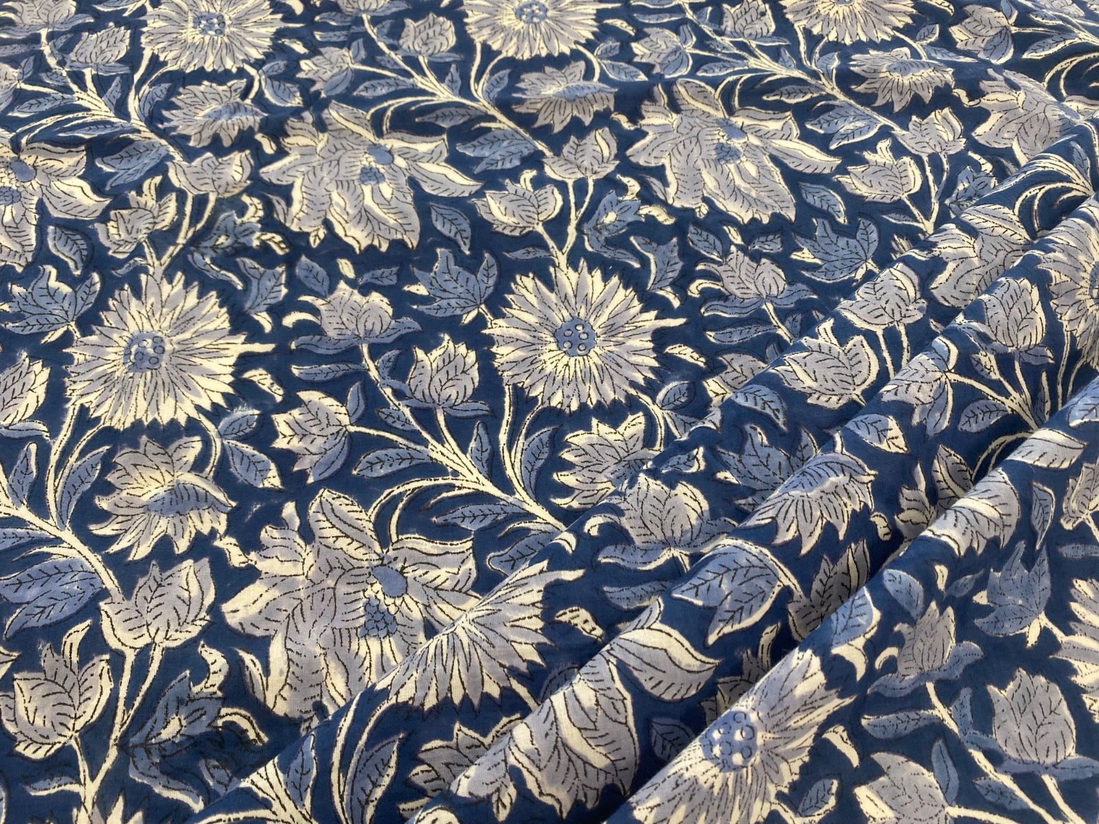 Indian Ocean Floral block print Tex ex 2909
