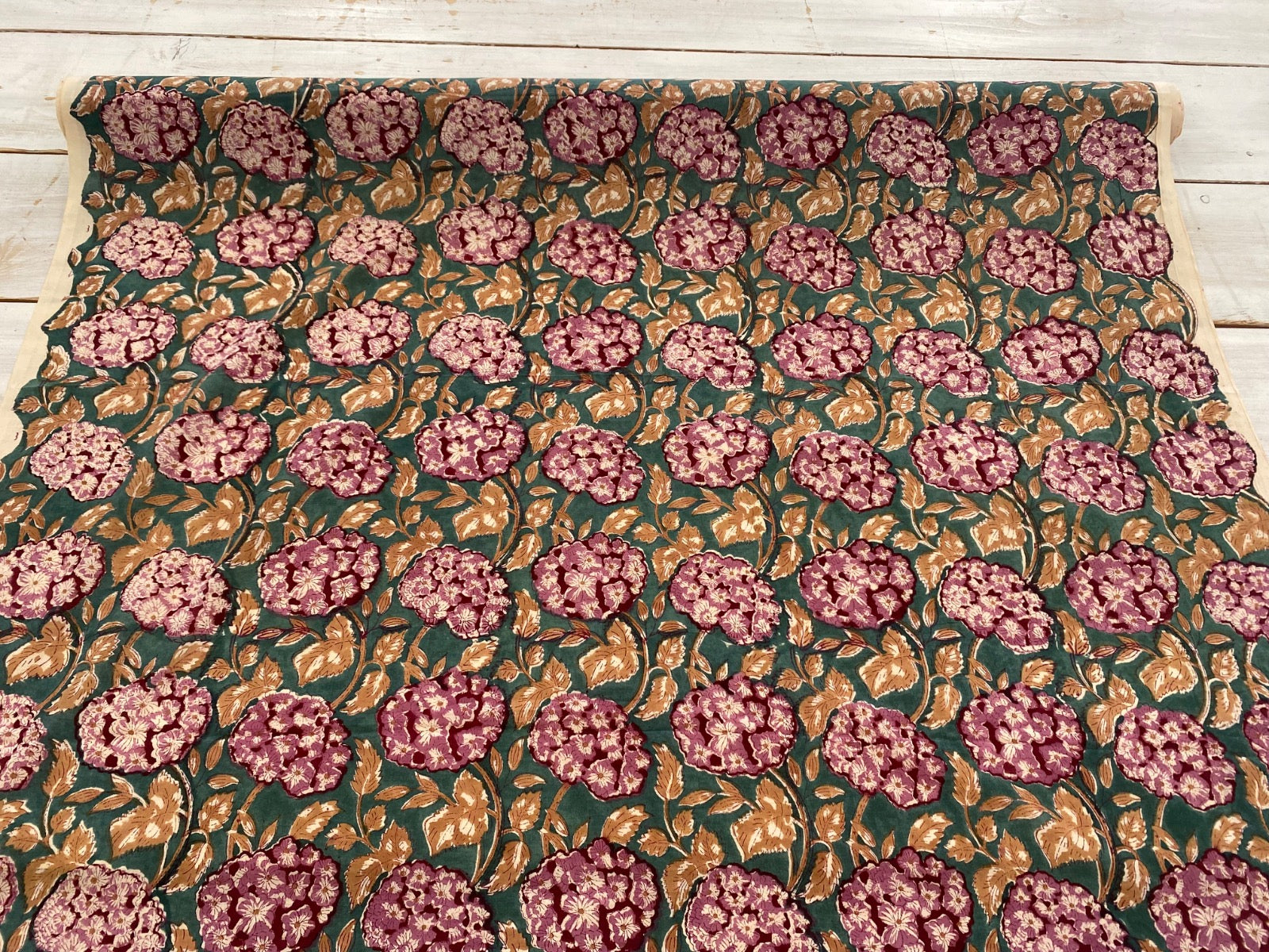 Pink City Hydrangea block print Tex ex 2910