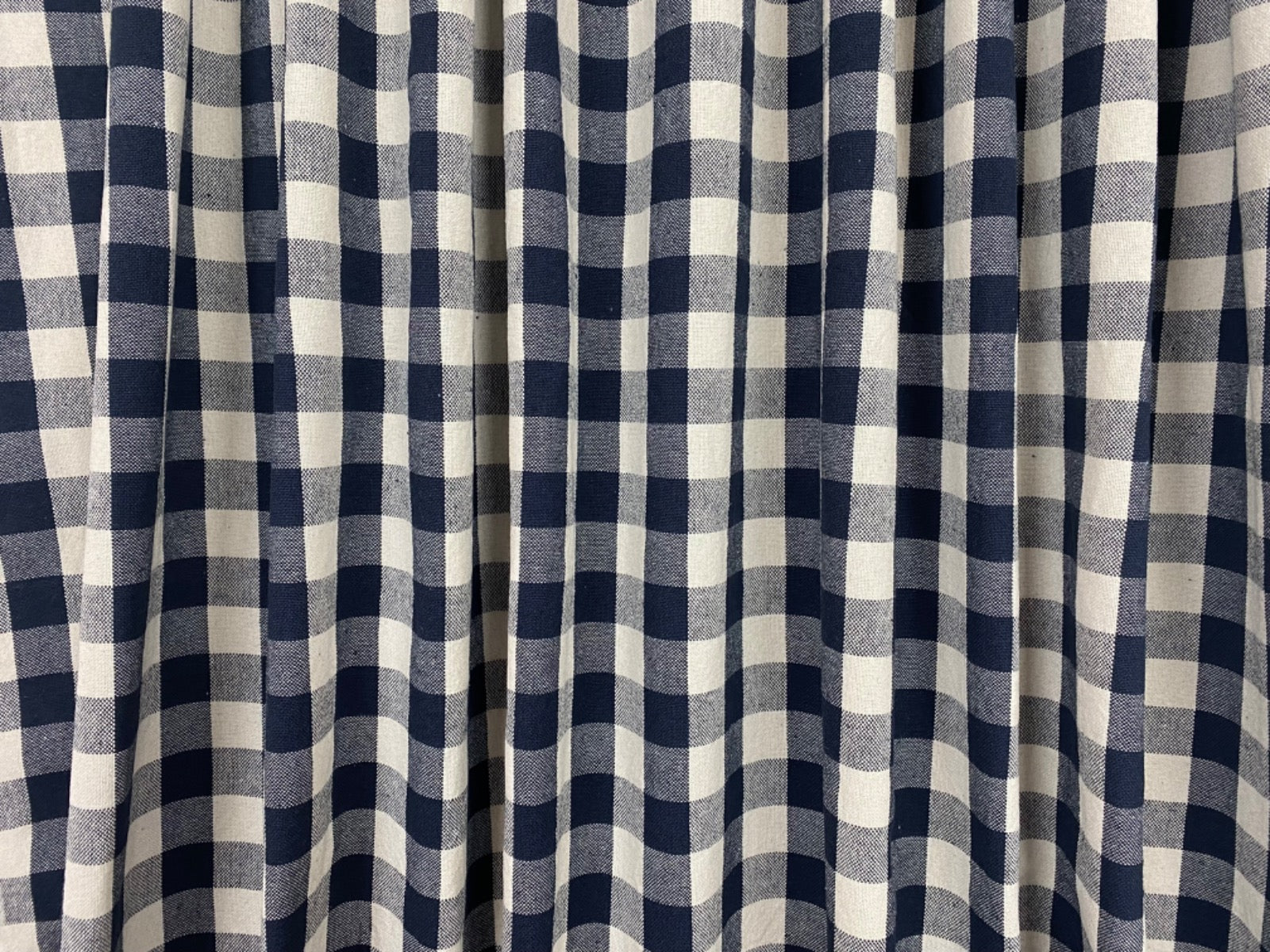H390 Rustic Chunky Gingham Navy