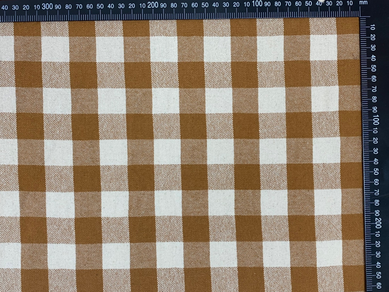 H391 Rustic Chunky Gingham Mustard