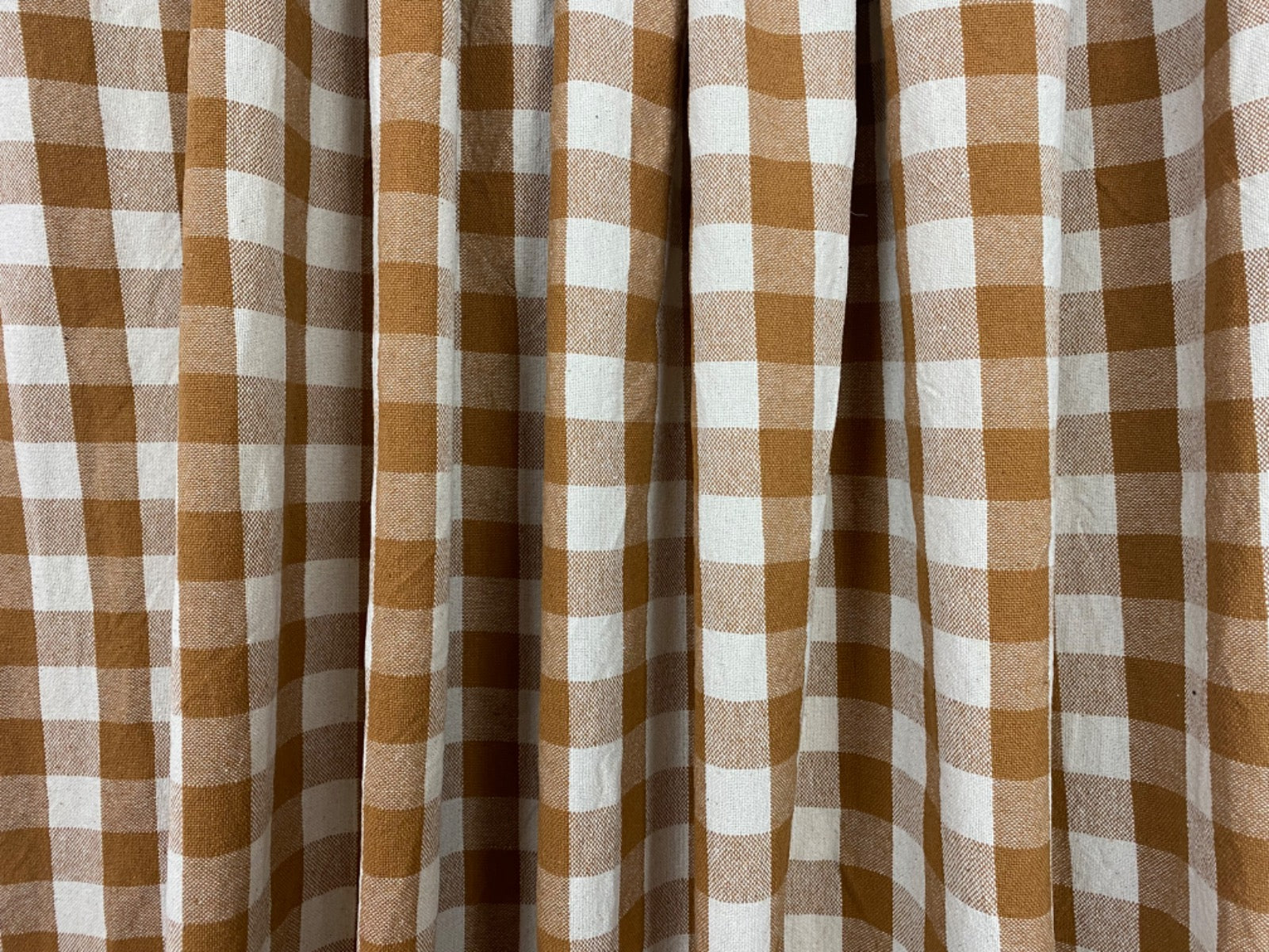 H391 Rustic Chunky Gingham Mustard