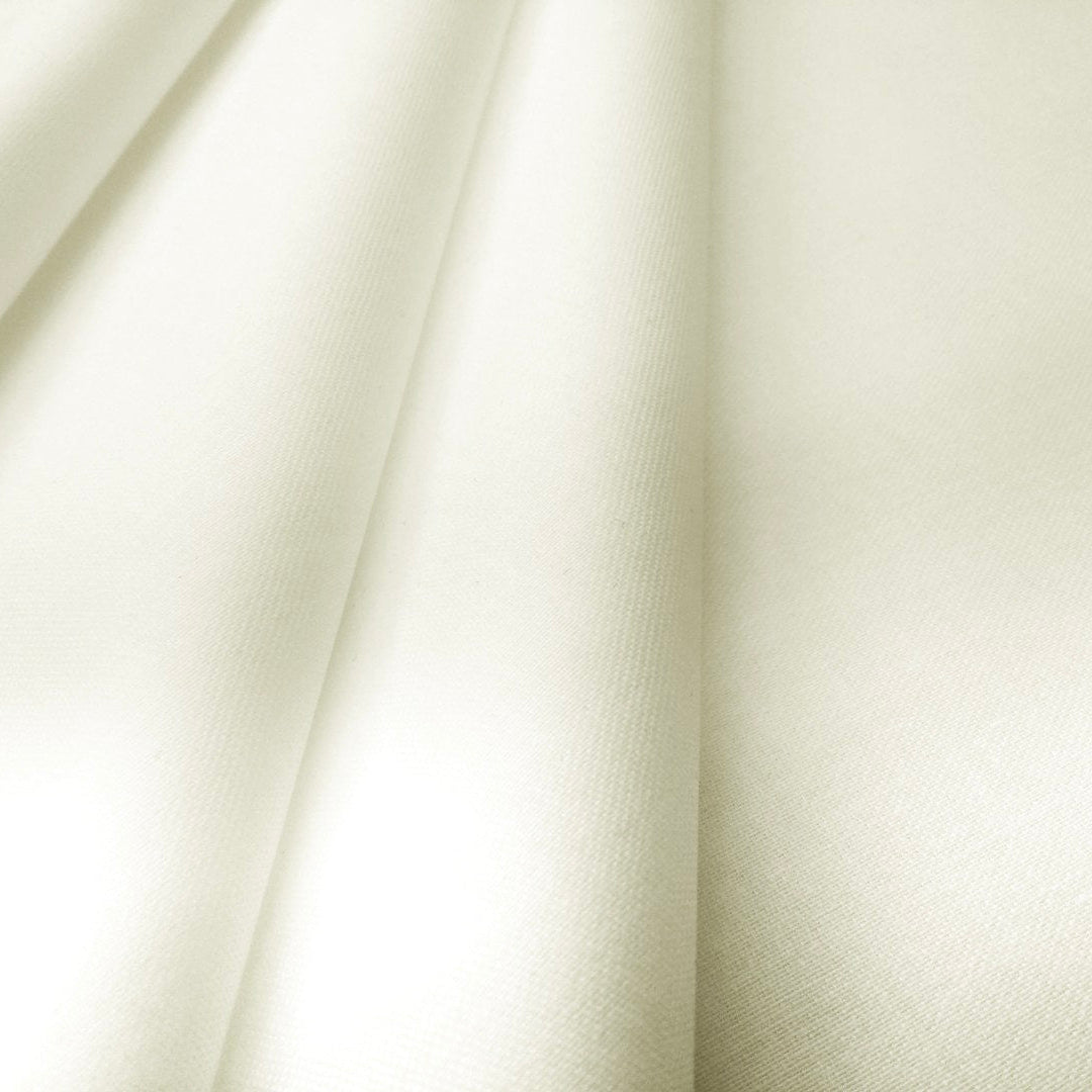 Plain Chalk Polycotton Curtain Lining