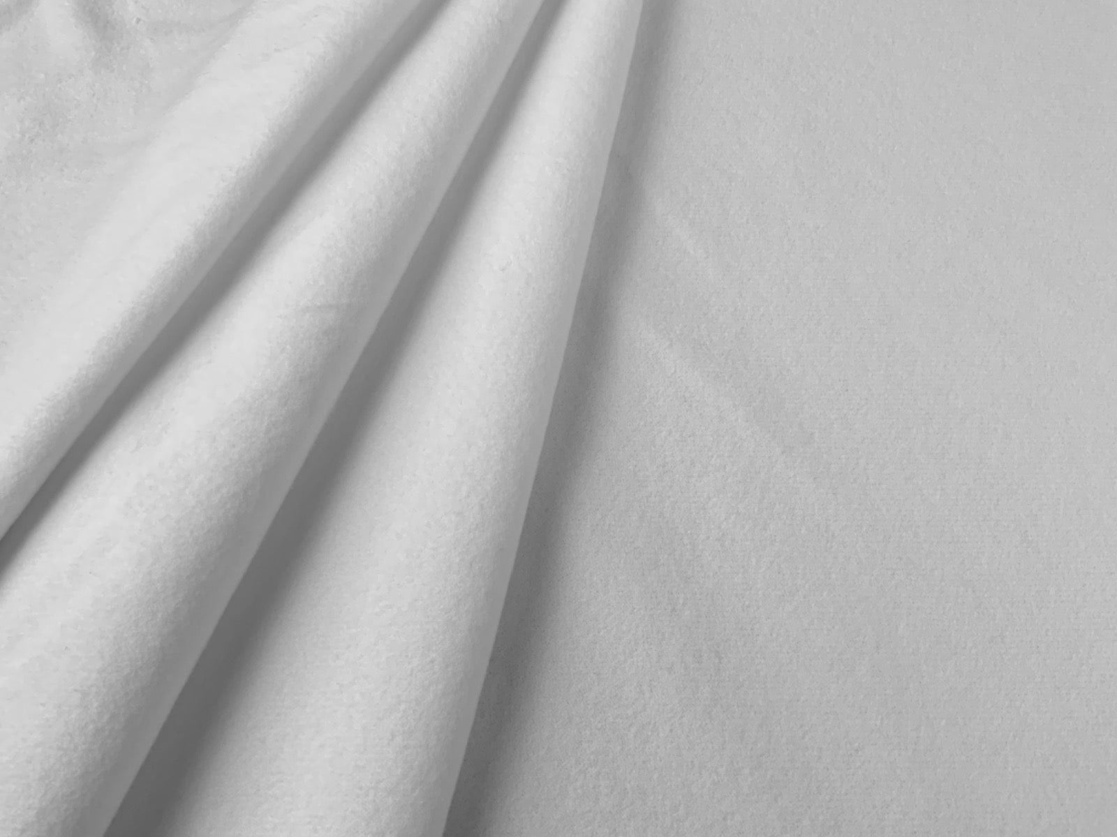 Medium Weight Cotton Interlining White