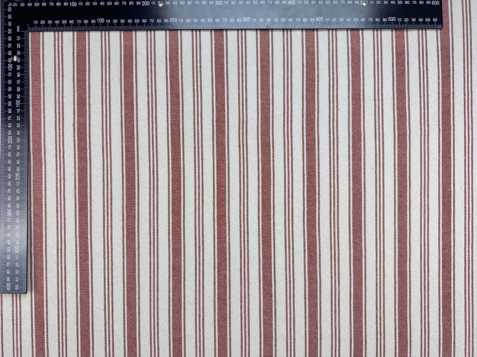 H364 Raphael Rustic Stripe Rust