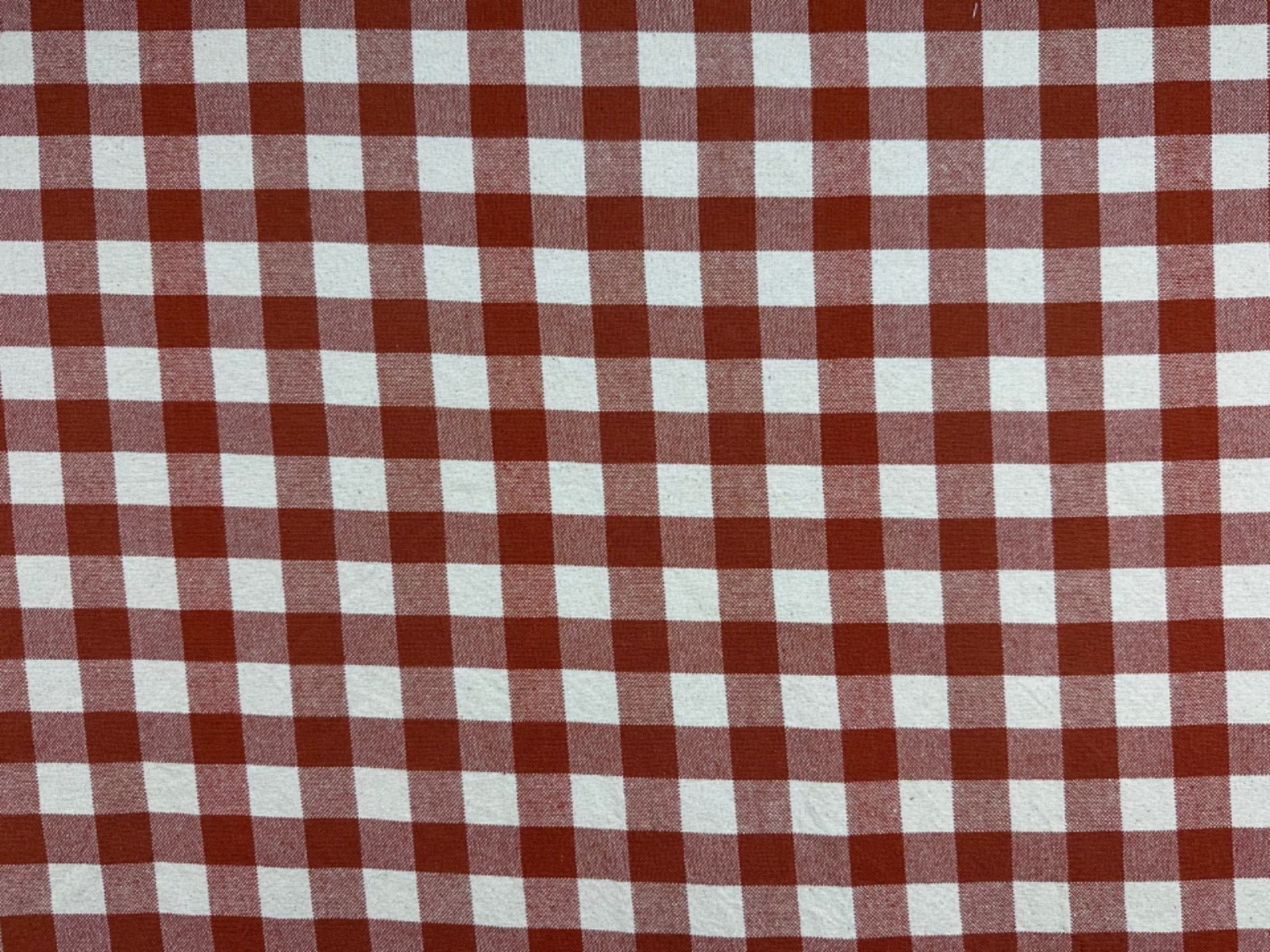 H356 Rustic Chunky Gingham Rust