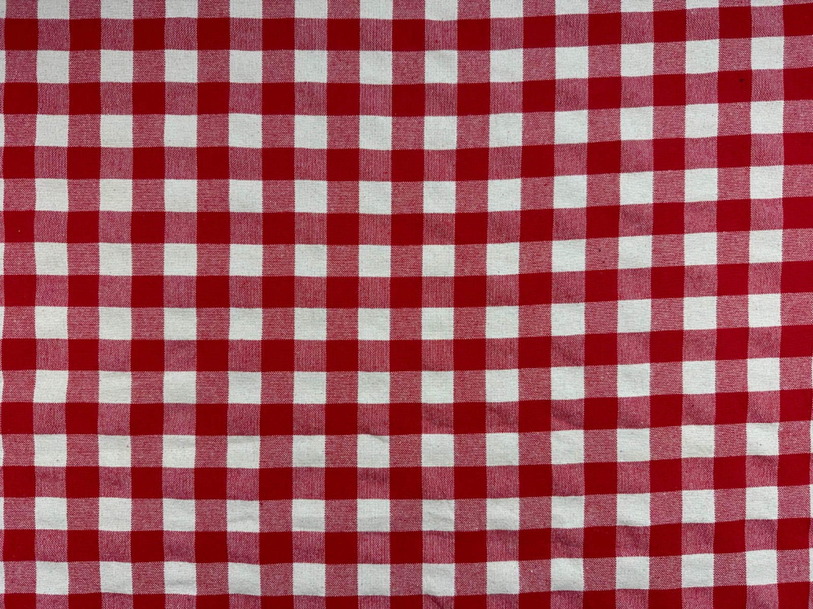 H359 Rustic Chunky Gingham Red