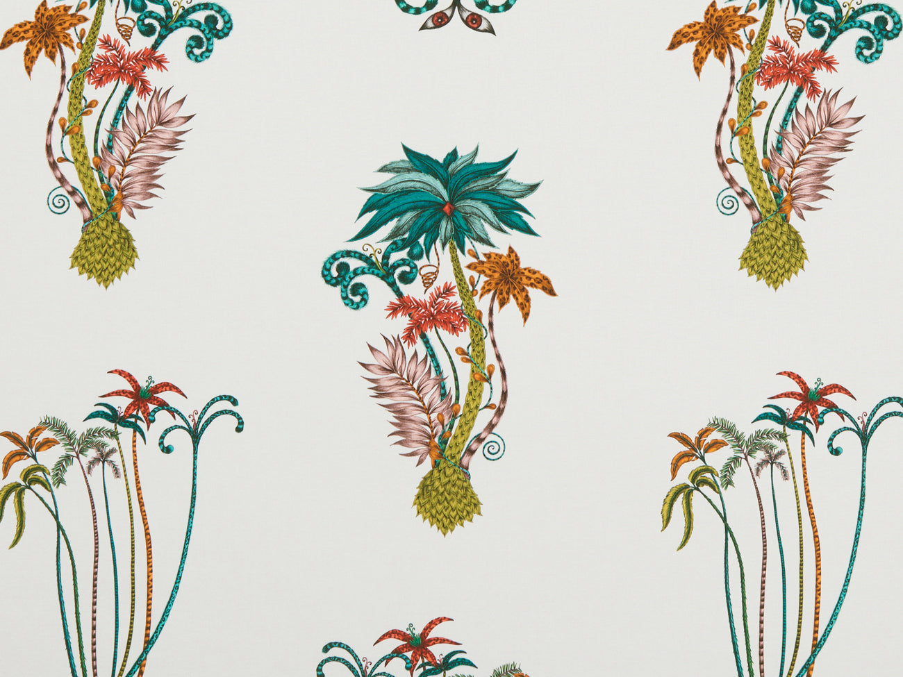 Clarke & Clarke Jungle Palms Jungle