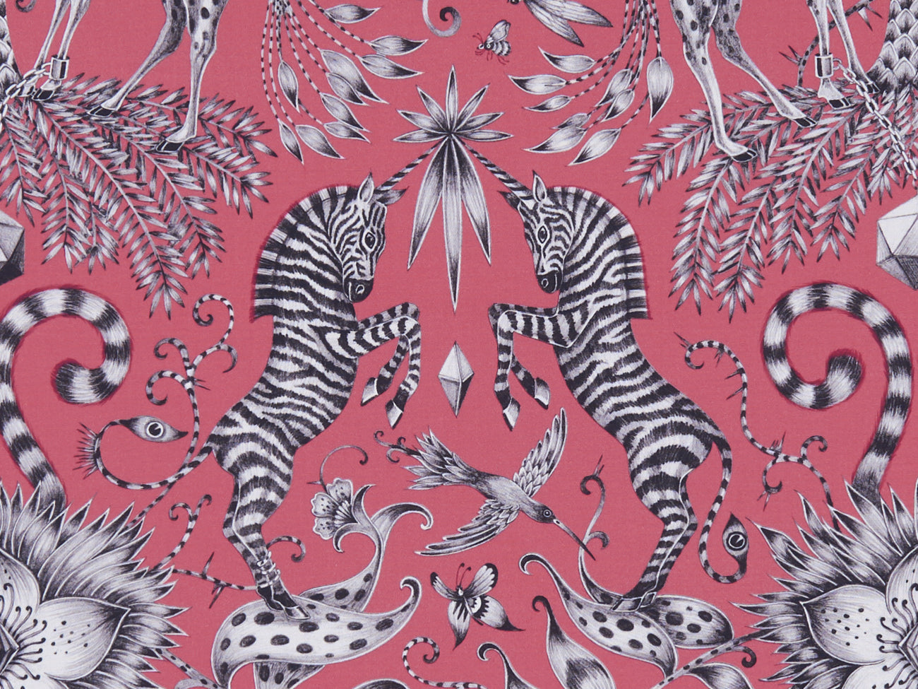 Clarke & Clarke Kruger Magenta