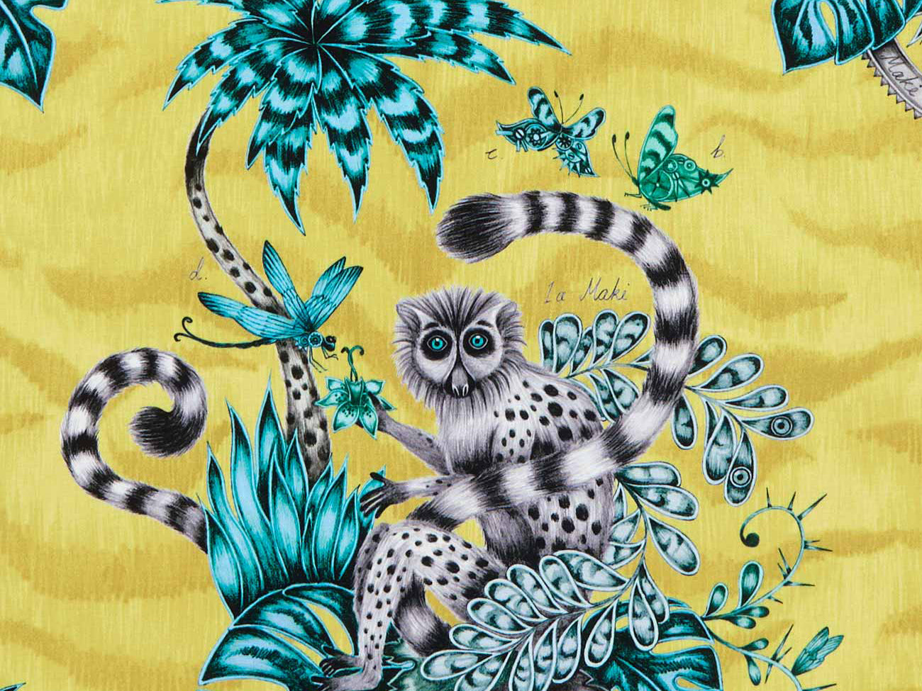 Clarke & Clarke Lemur Lime