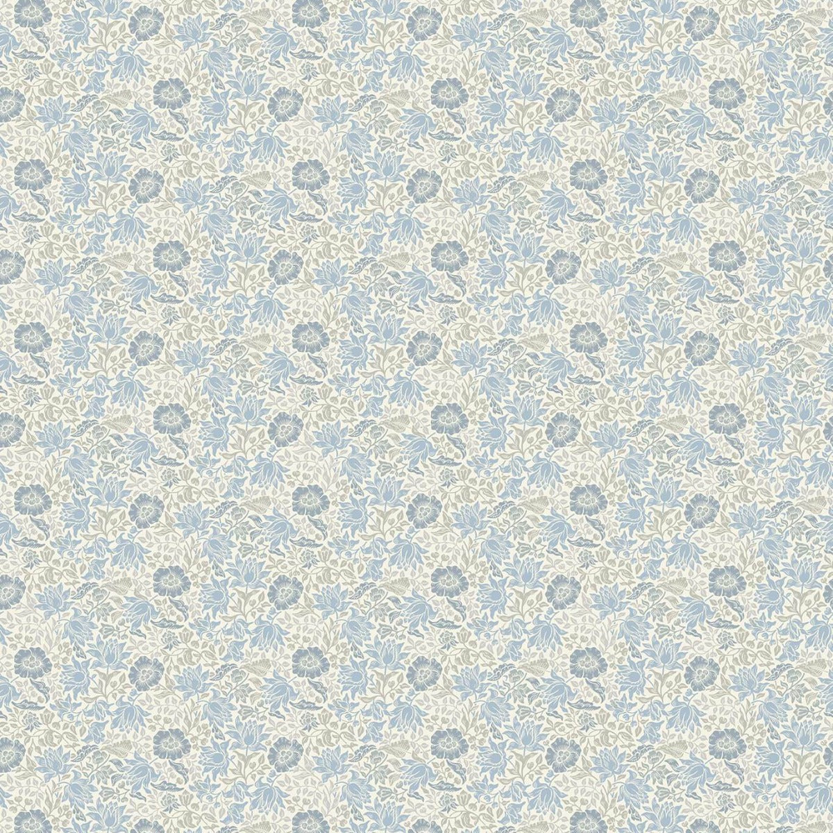 Clarke & Clarke Mallow Denim Ivory