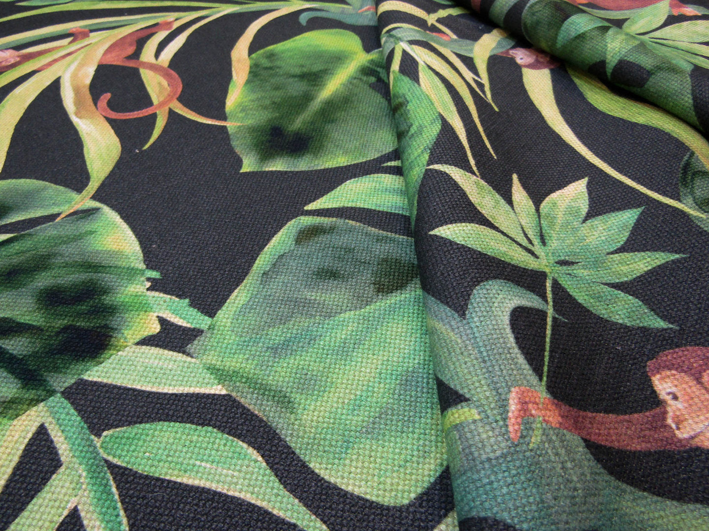 Clarke & Clarke Monkey Business Charcoal