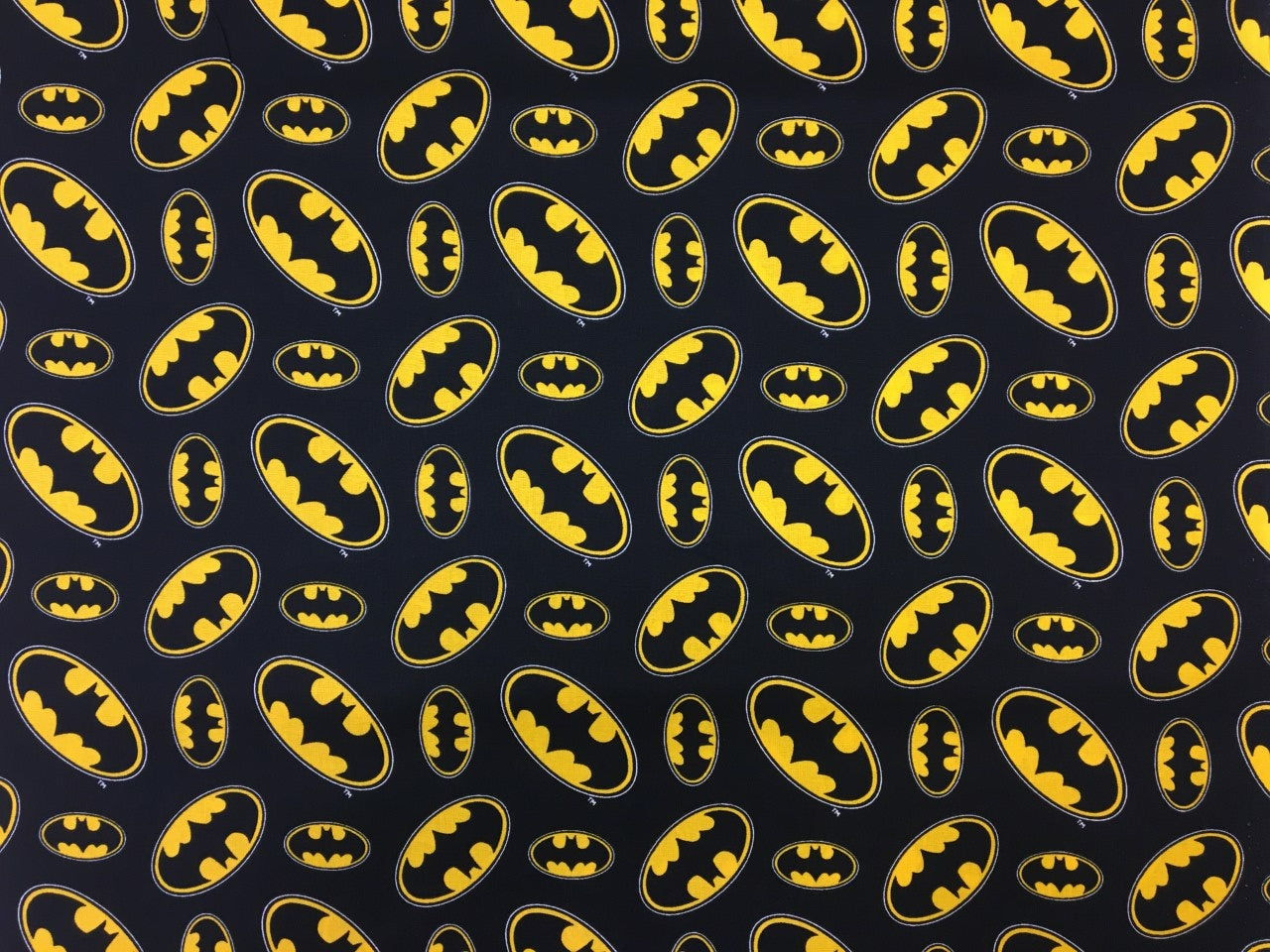 Batman Sign Black Yellow P42