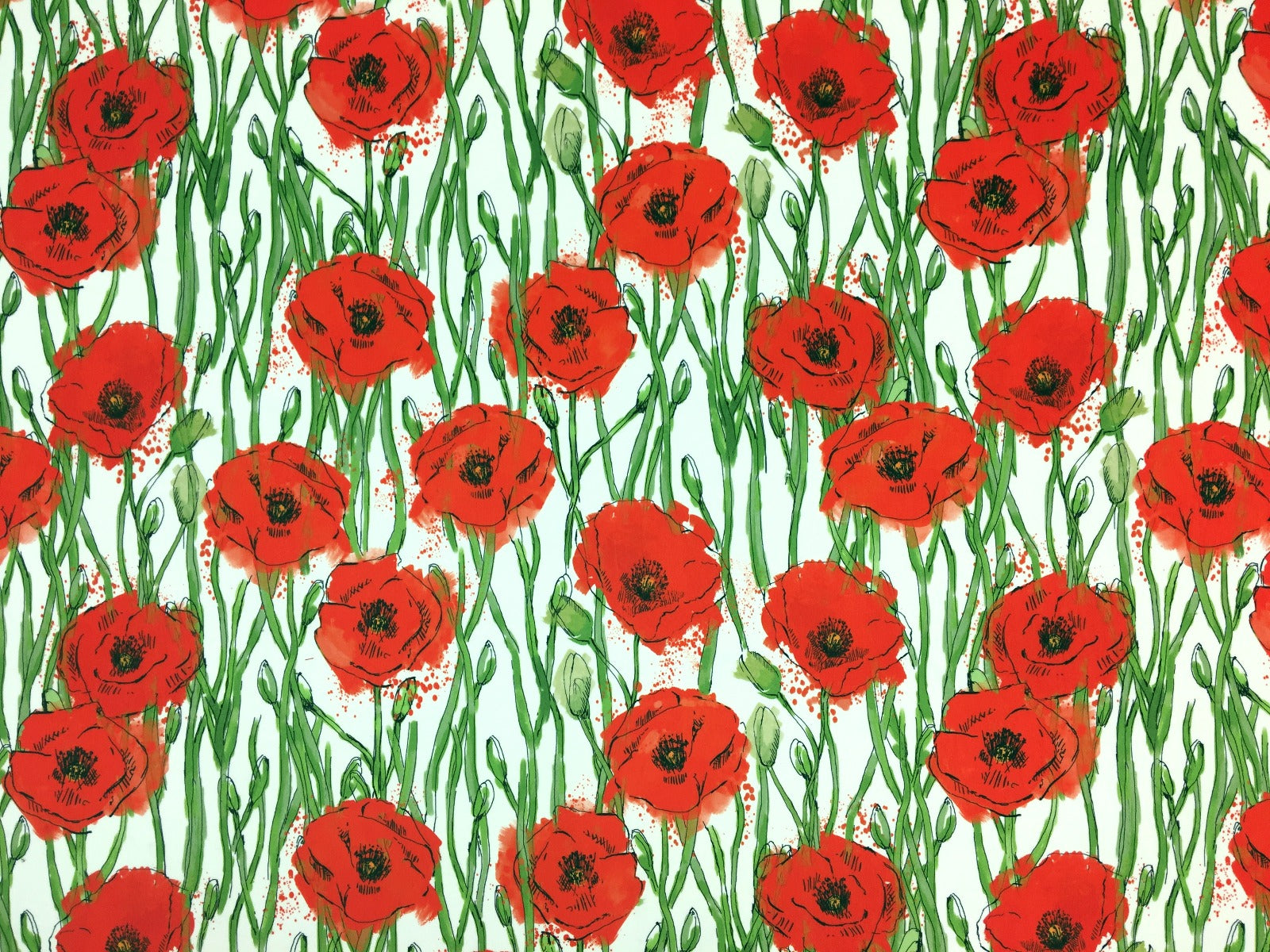 Tex Ex 2676 Poppy Fields Velvet