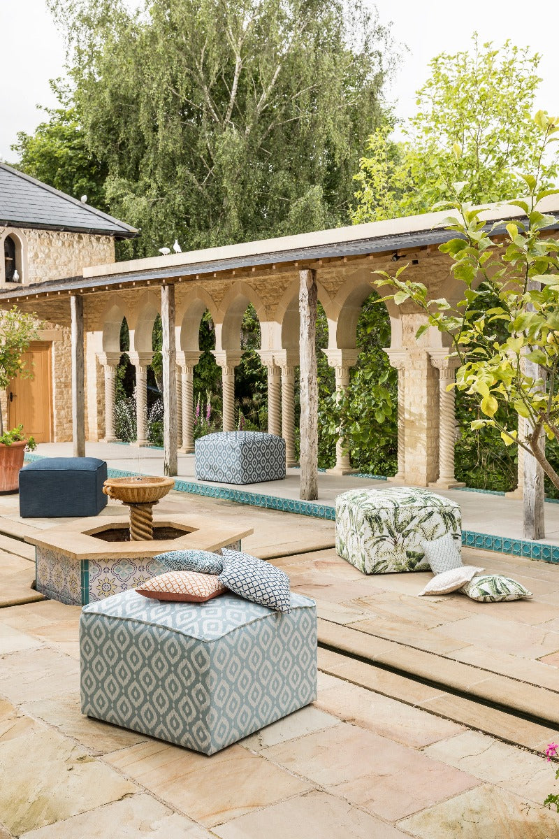 Clarke & Clarke Ziba Teal Spice