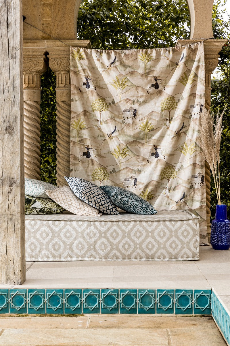 Clarke & Clarke Majorelle Velvet Midnight