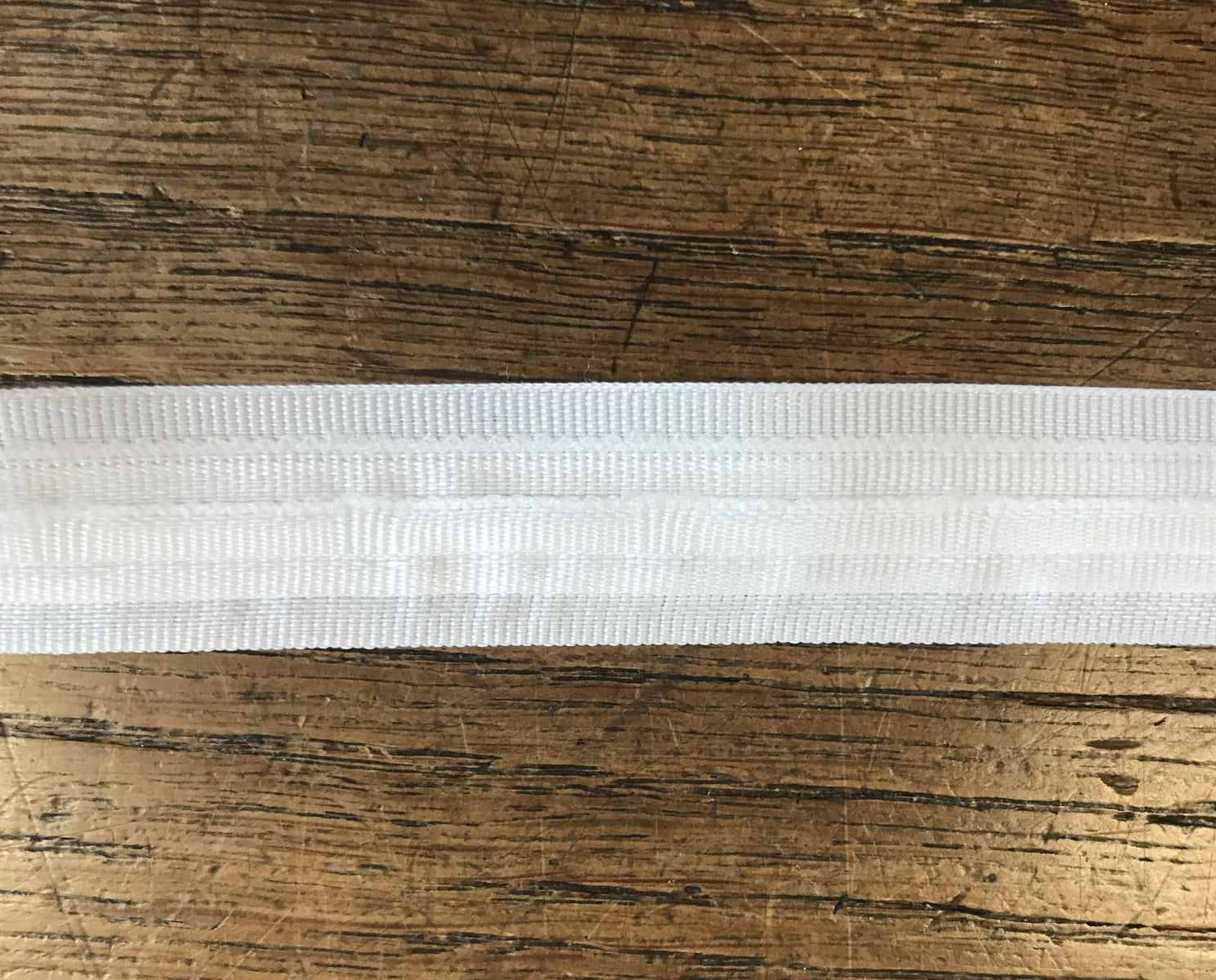 Slotted Roman Blind Tape 20mm White