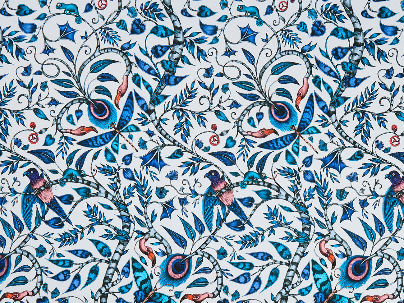 Clarke & Clarke Rousseau Blue