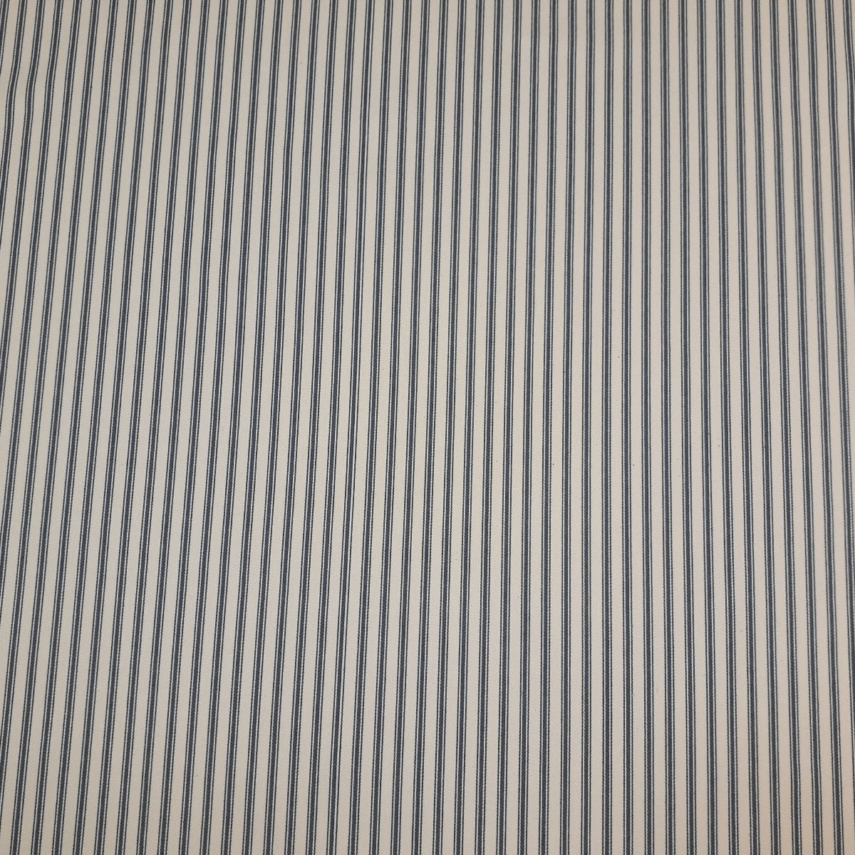 S1 French Woven Ticking Navy Blue